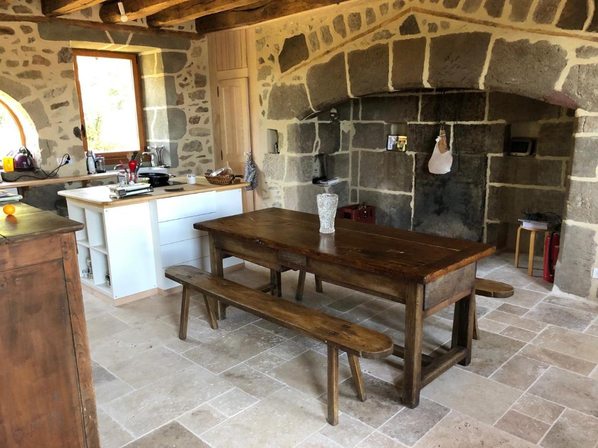 Maison Typique Auvergnate, Piscine Et Four A Pain Saint-Christophe-Les-Gorges Eksteriør billede